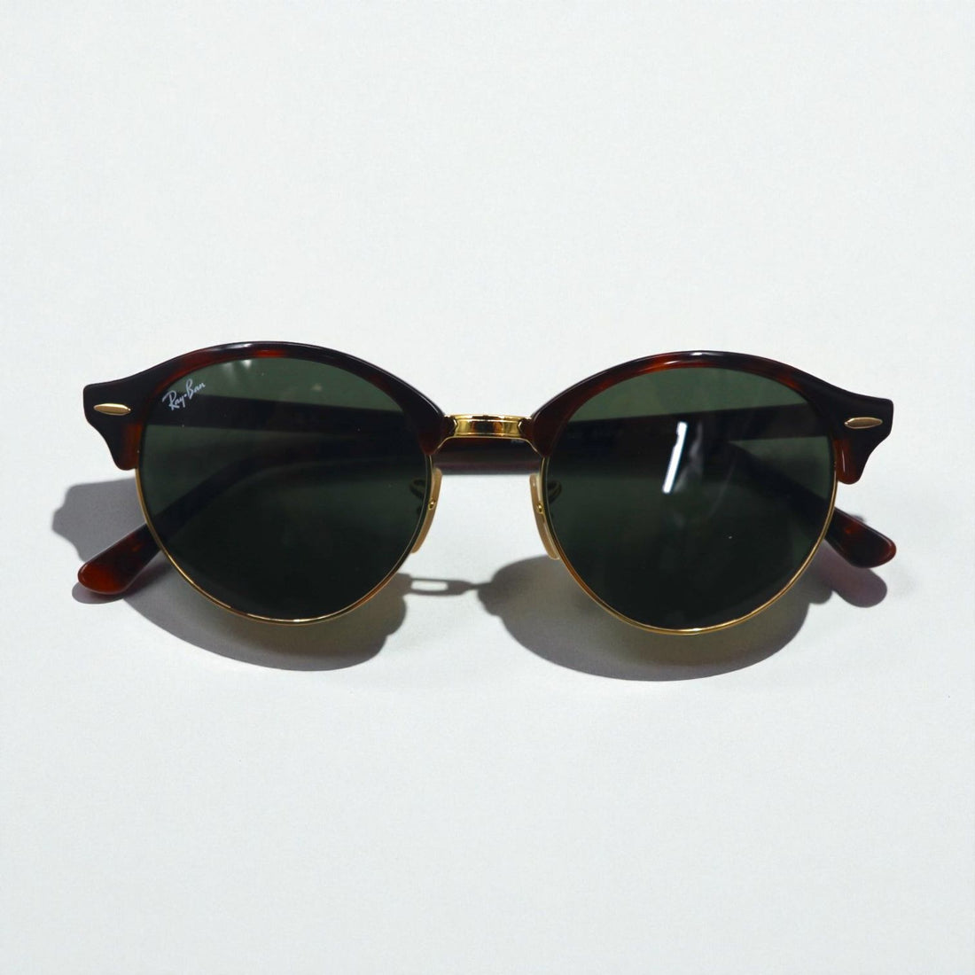 Ray-Ban Club Round Classic Sunglasses RB4246 990 51-19 145 3N Tortoiseshell