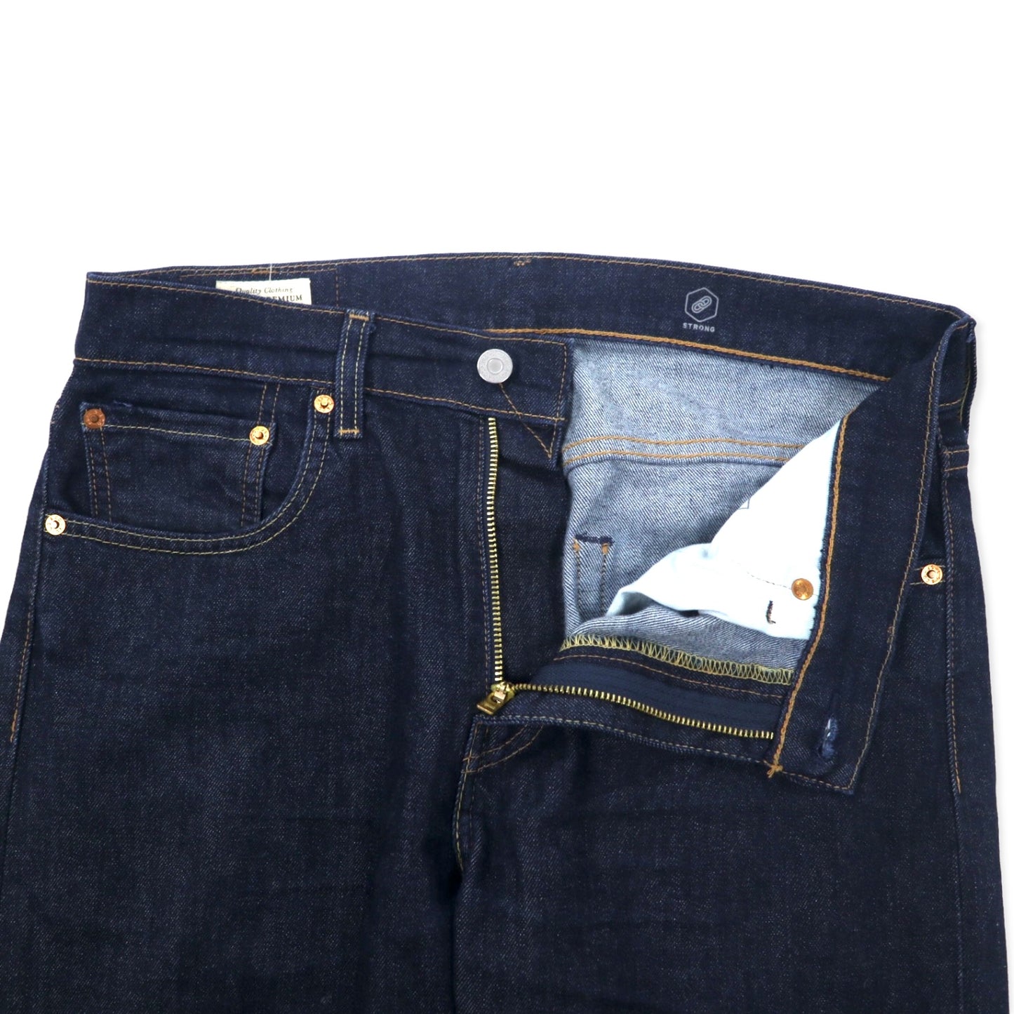 LEVI'S PREMIUM 512 スリム テーパード ジーンズ デニムパンツ 32 ブルー リジッド ジッパーフライ ストレッチ 28833-0280