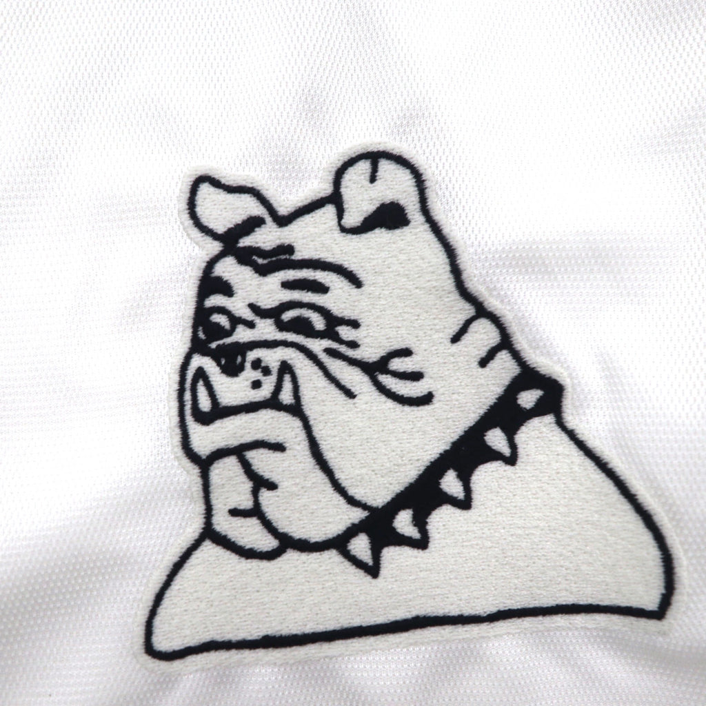 BLACKWEIRDOS Polyester Shirt Jacket Jersey Free White Patch Snap Button