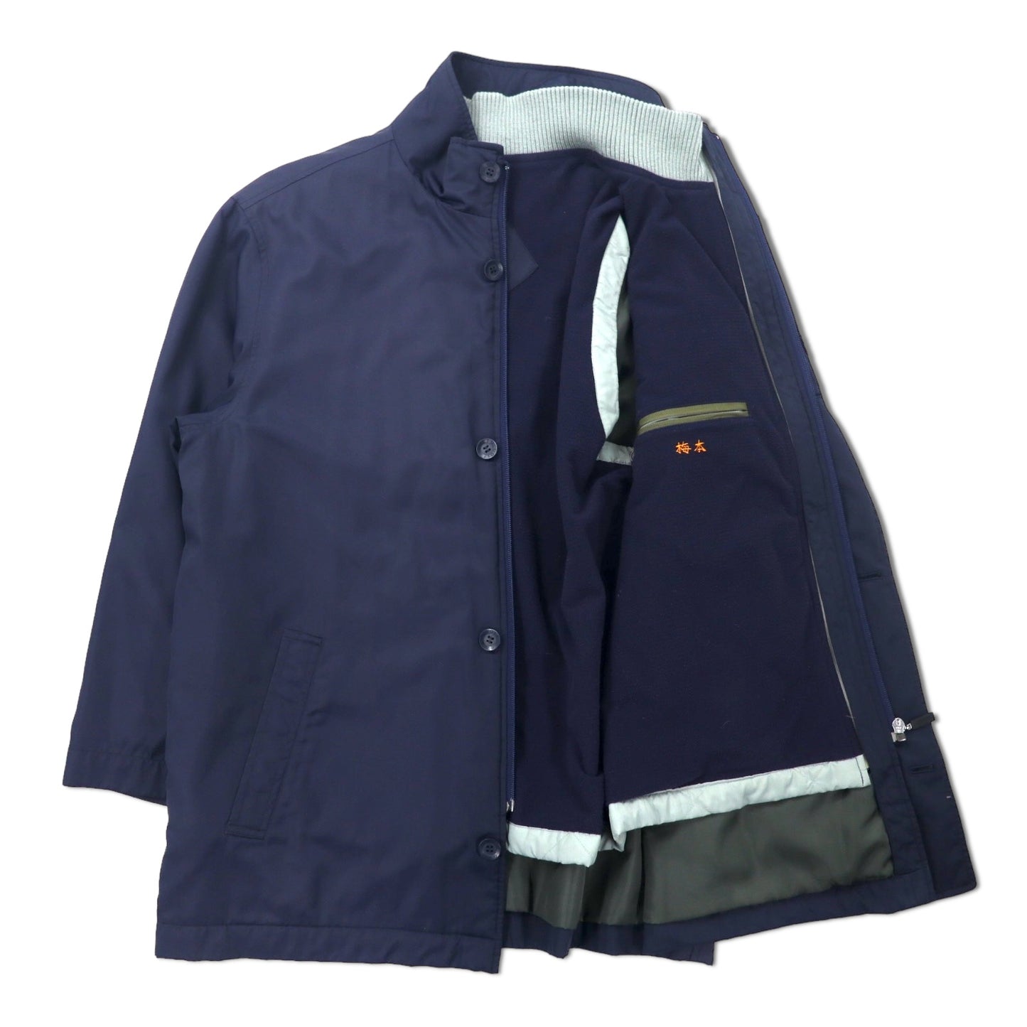 KENZO GOLF 90's COAT 3 Navy Polyester Footen Liner Detachable Logo  Embroidery – 日本然リトテ