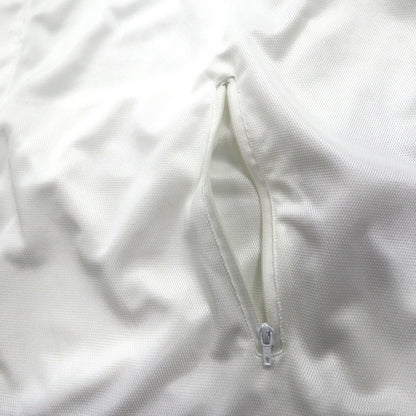 BLACKWEIRDOS ポリエステルシャツ ジャケット ジャージ FREE ホワイト ワッペン スナップボタン