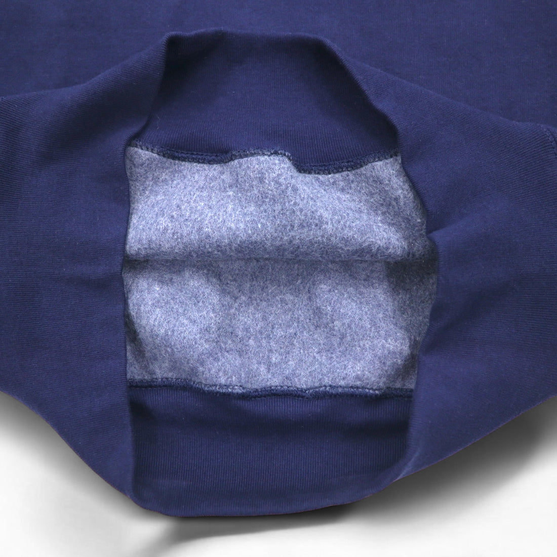 FRUIT OF THE LOOM 90s USA made SUPER COTTON sweatshirt L Navy Fleece lining SKYJACK One point embroidery