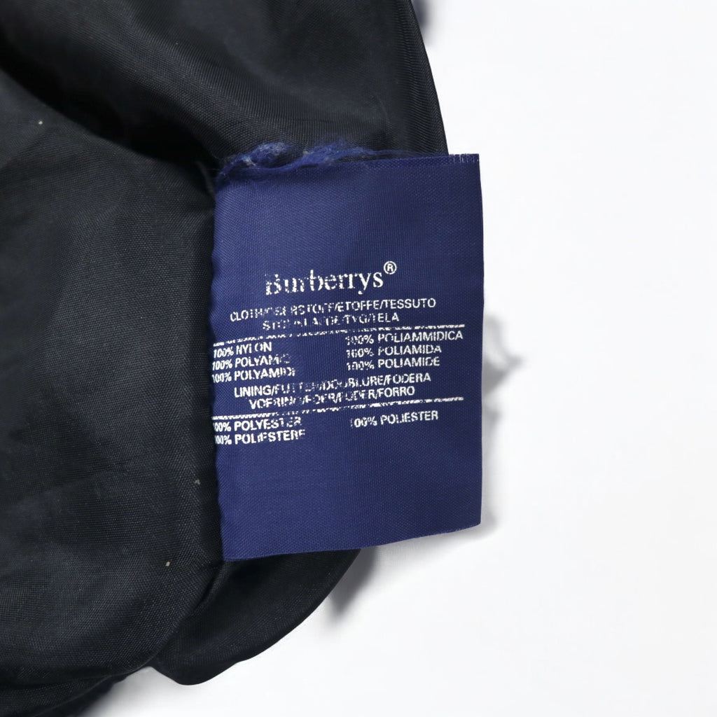 Burberrys 90年代 イングランド製 ウインドブレーカー スポーツジャケット  ブルゾン L ブラック