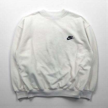 NIKE 90年代 銀タグ スウェット トレーナー M ワンポイントロゴ 刺繍 クロップド 短丈