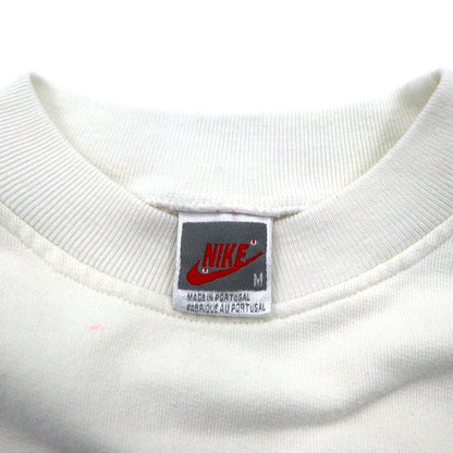 NIKE 90年代 銀タグ スウェット トレーナー M ワンポイントロゴ 刺繍 クロップド 短丈