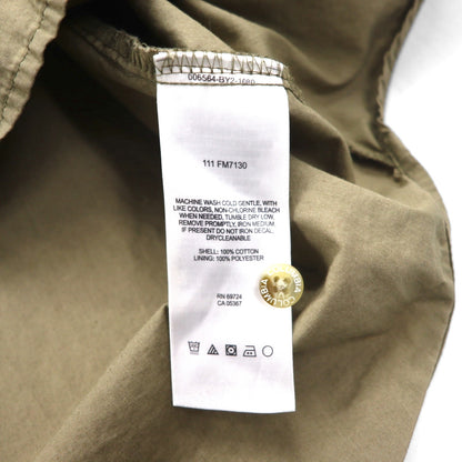 Columbia PFG バハマ 半袖 フィッシング シャツ L カーキ コットン ユーティリティ マルチポケット FM7130