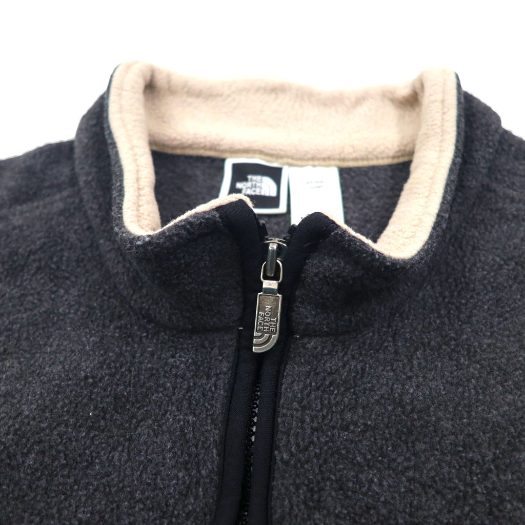 THE NORTH FACE 90s USA Made Polartec Fleece Vest, XL, Gray, Polyester