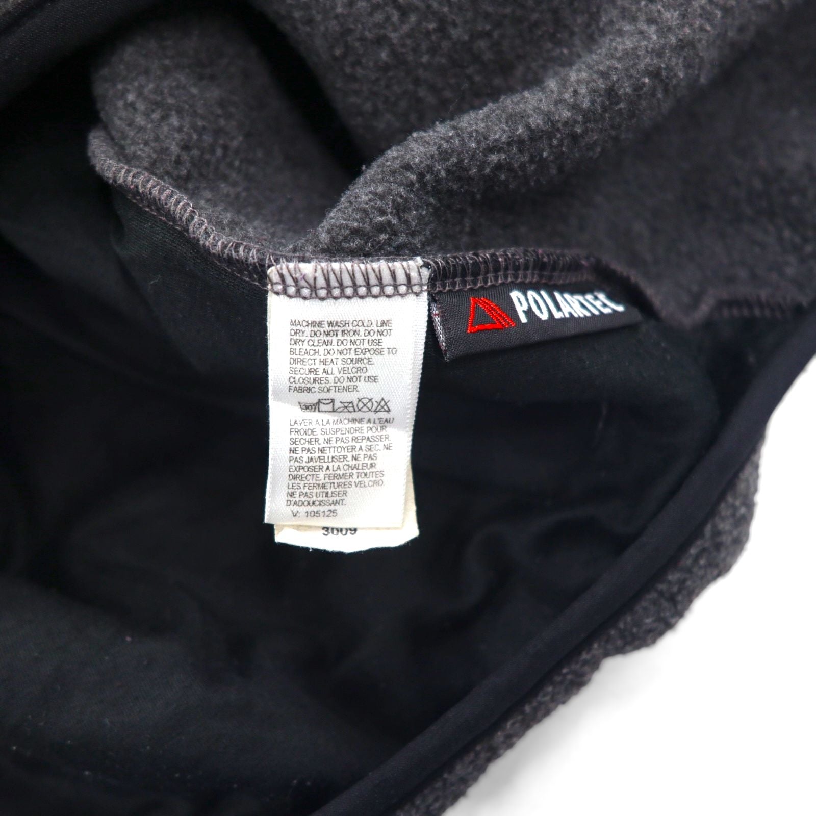 THE NORTH FACE 90s USA Made Polartec Fleece Vest, XL, Gray, Polyester