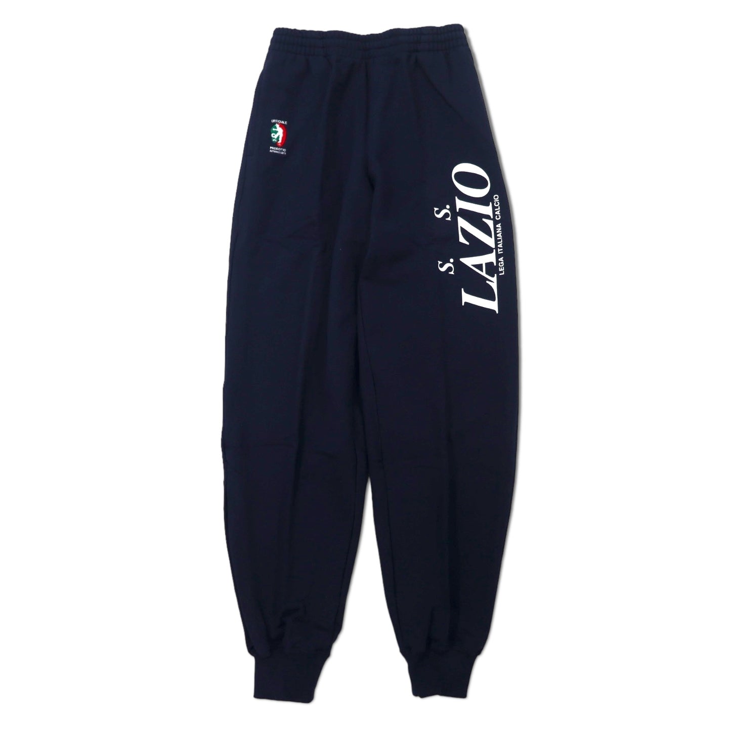 KAPPA 90年代 スウェットパンツ L ネイビー ITALIAN FOOTBALL LEAGE コットン LAZIO プリント 日本製 未使用品