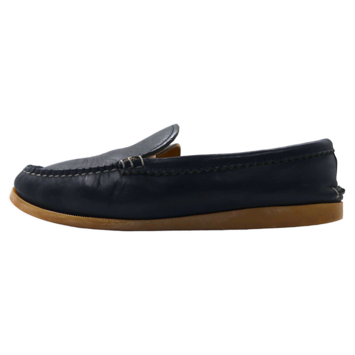 ビームスQUODDY TRAIL MOCCASIN ローファー スエード ネイビー 新品 ...