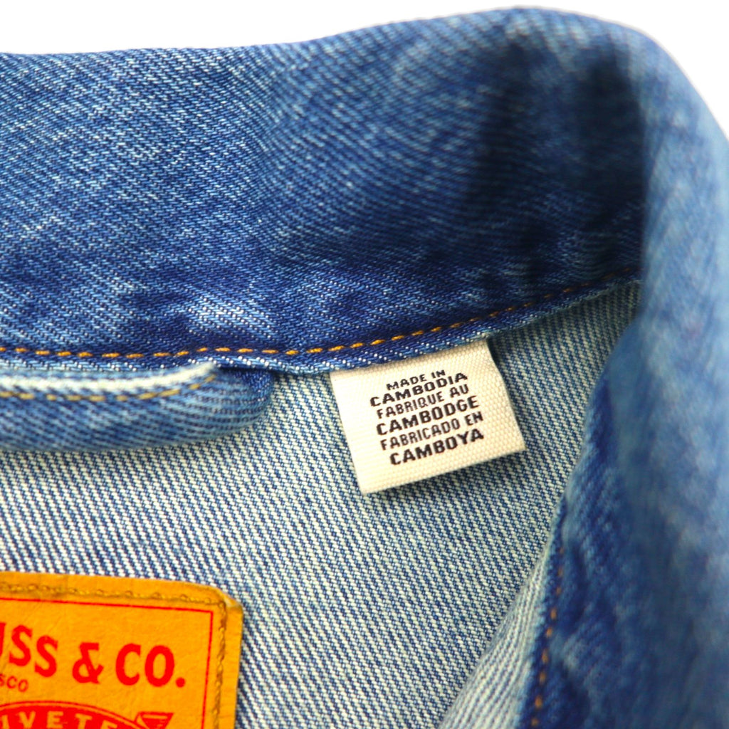 Levi's 2nd Type Denim Trucker Jacket, Size M, Indigo, STAY LOOSE TYPE2, A1988-0000