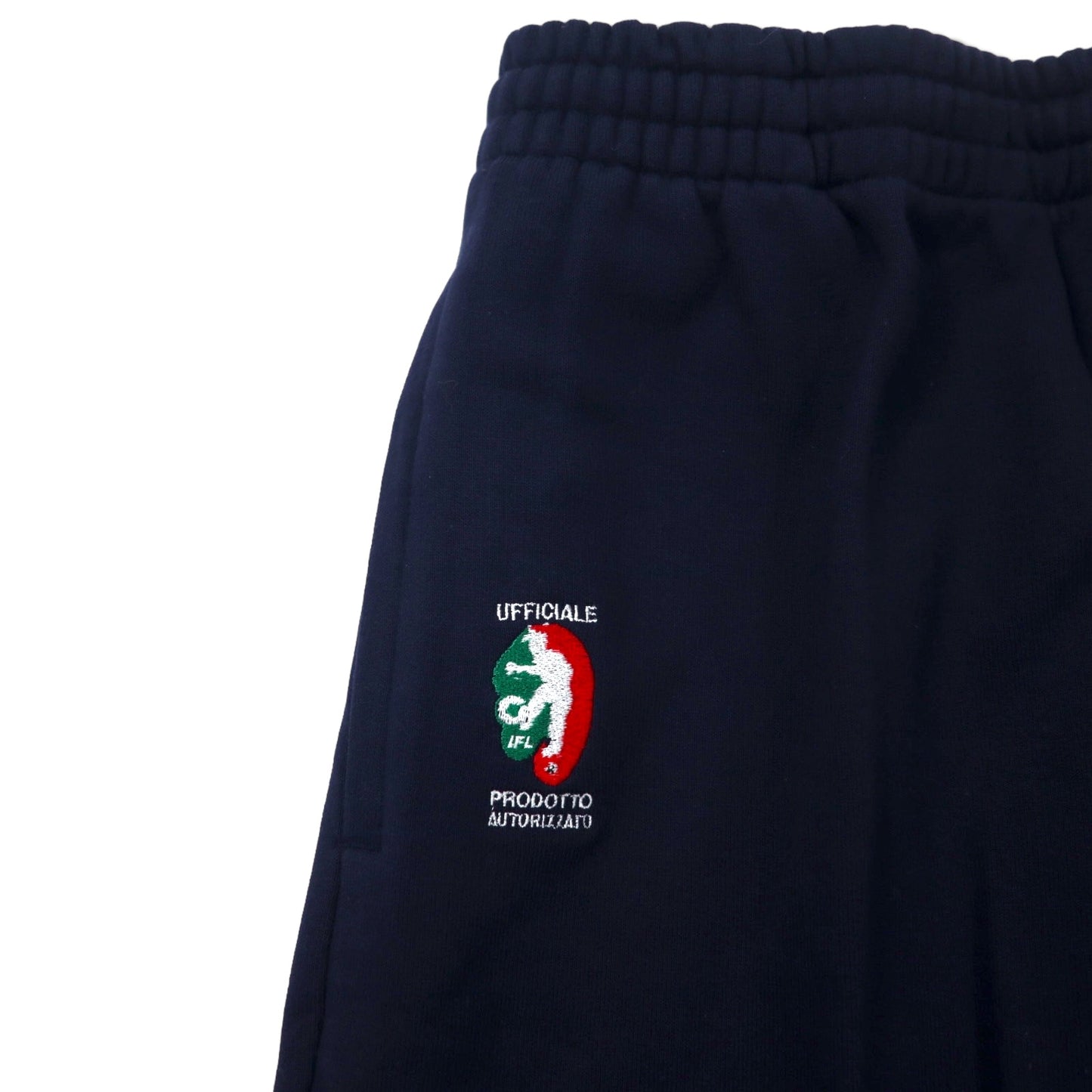 KAPPA 90年代 スウェットパンツ L ネイビー ITALIAN FOOTBALL LEAGE コットン LAZIO プリント 日本製 未使用品