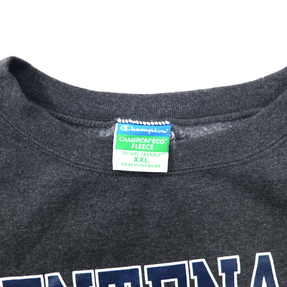 Champion College Print Sweatshirt XXL Gray Cotton Brushed Back CENTENARY COLLEGE Big Size Made in Honduras