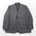 LAUREN RALPH LAUREN 2B Tailored Jacket Suit L Grey Wool