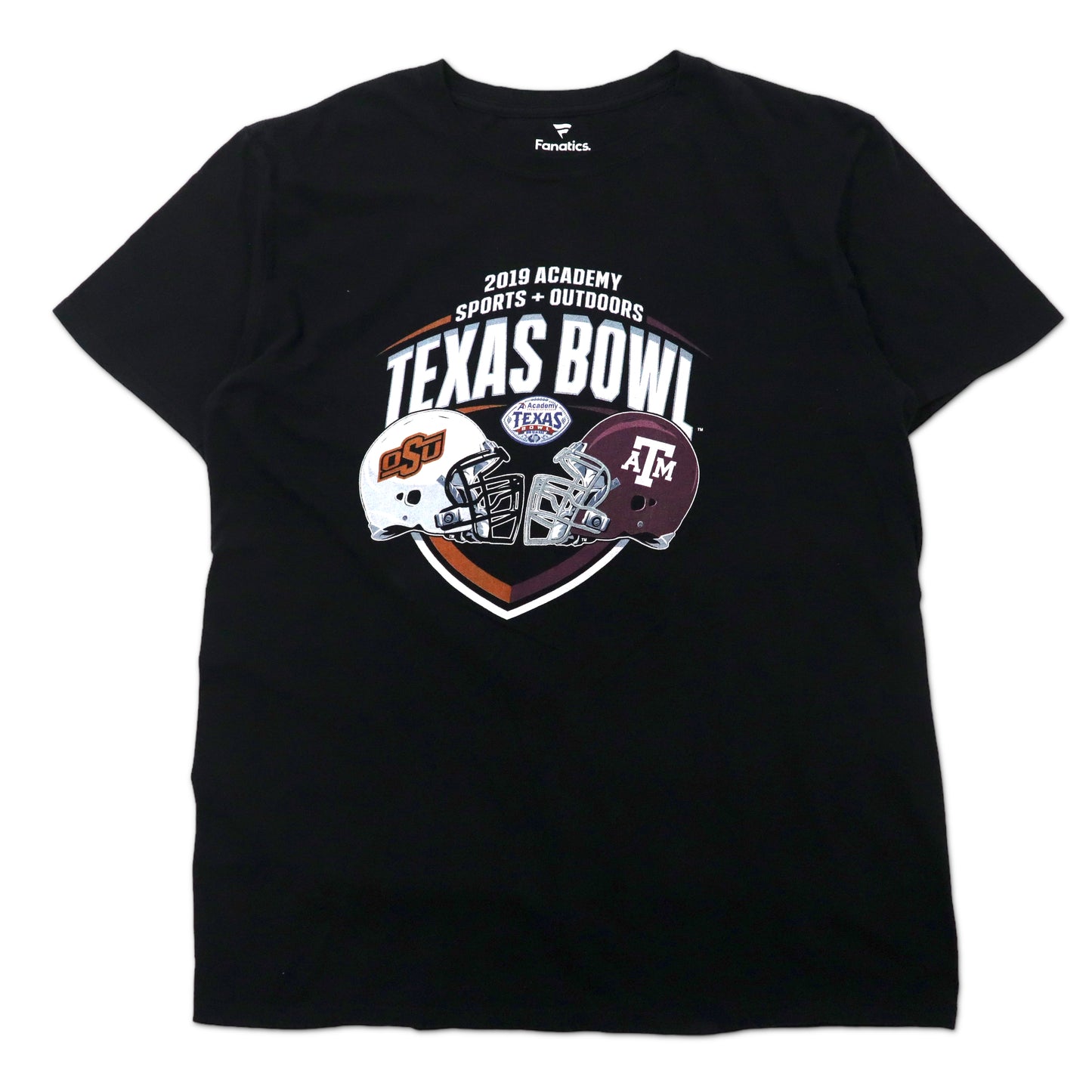 NCAA Texas Bowl プリントTシャツ L ブラック コットン Fanatics