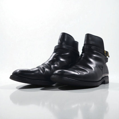 Lloyd Footwear British-made calf leather jodhpur boots, size 27cm, ankle strap, 14337, available at BEAMS. Made in the UK.