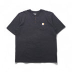 Carhartt Loose Fit Henley Pocket T-Shirt, Gray Cotton, Size XL