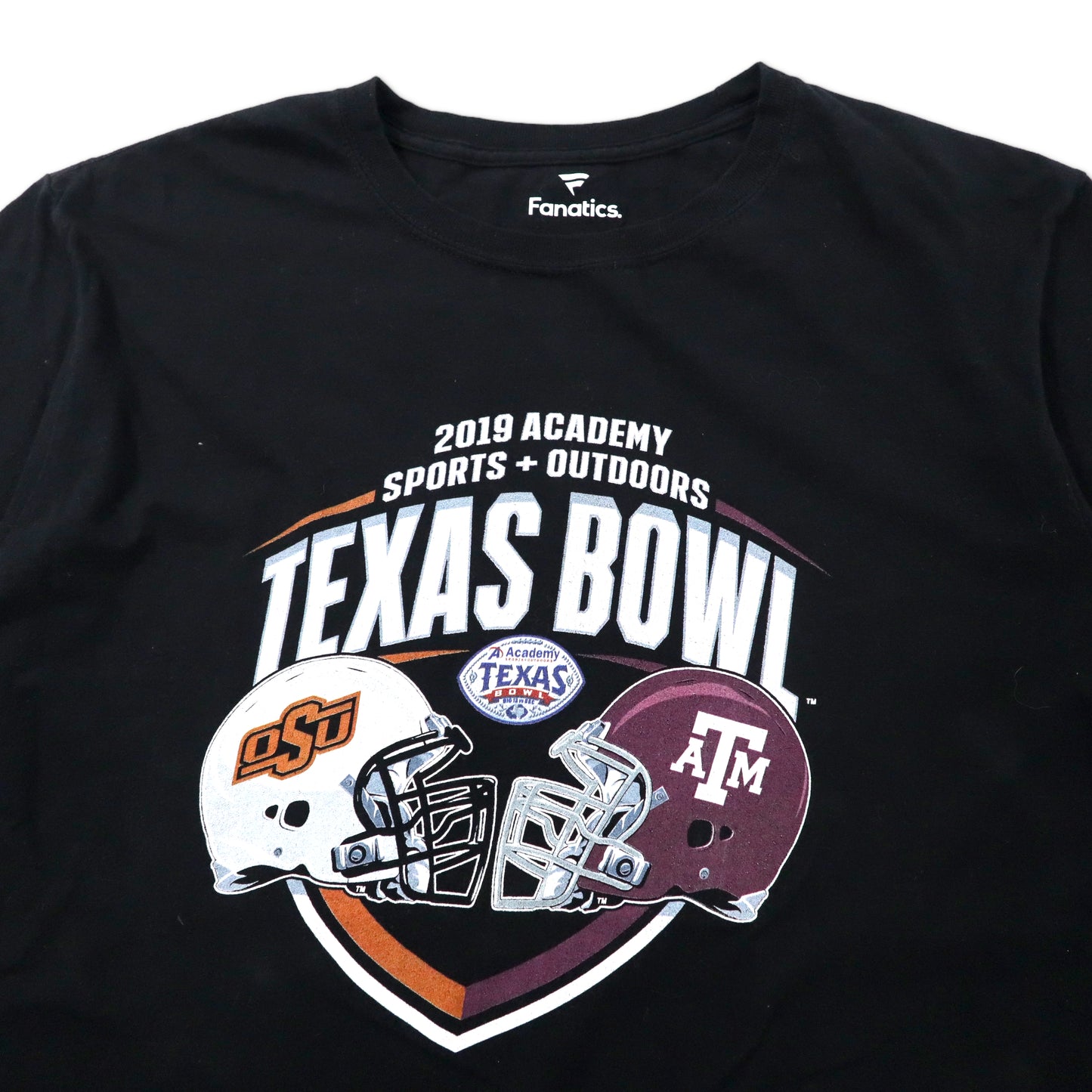 NCAA Texas Bowl プリントTシャツ L ブラック コットン Fanatics