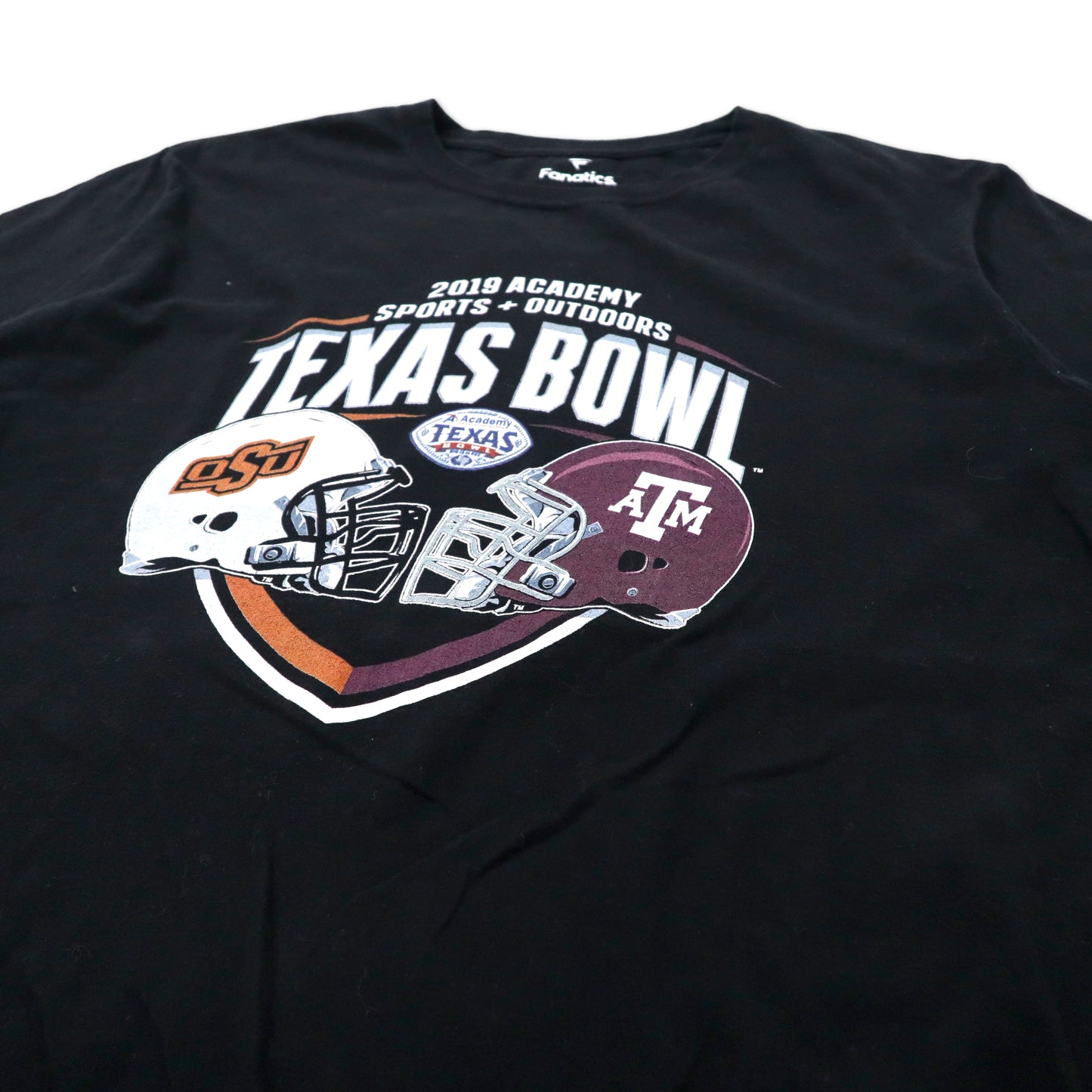 NCAA Texas Bowl プリントTシャツ L ブラック コットン Fanatics