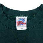 PLANET HOLLYWOOD 90s USA Made Sweatshirt L Green Cotton Logo Embroidery LAS VEGAS