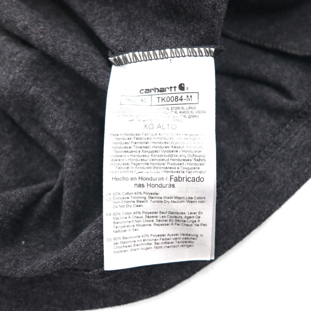 Carhartt Loose Fit Henley Pocket T-Shirt, Gray Cotton, Size XL