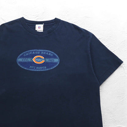NFL CHICAGO BEARS 90年代 Tシャツ XL ネイビー コットン エルサルバドル製