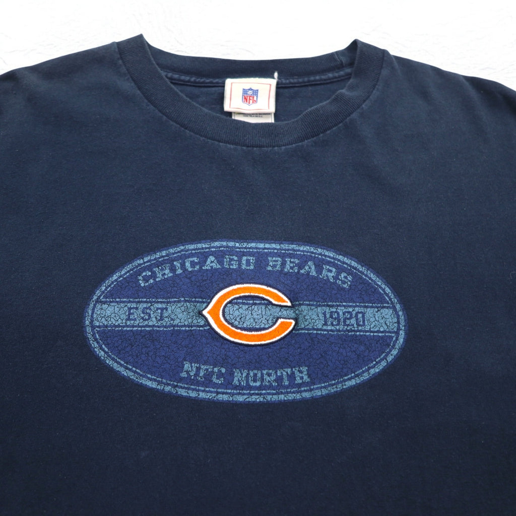 NFL CHICAGO BEARS 90年代 Tシャツ XL ネイビー コットン エルサルバドル製
