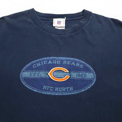 NFL CHICAGO BEARS 90年代 Tシャツ XL ネイビー コットン エルサルバドル製