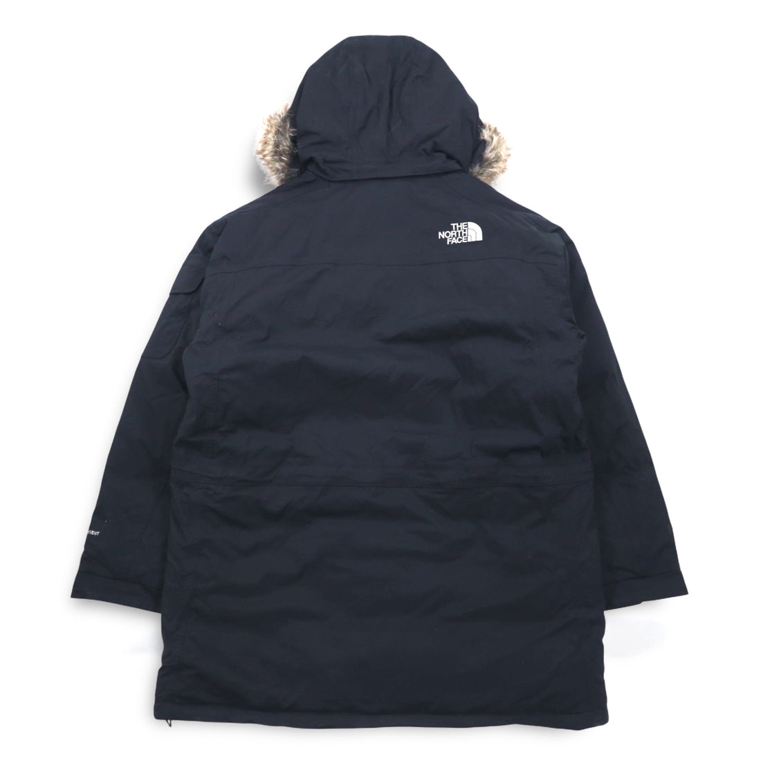 THE NORTH FACE McMurdo Parka Down Jacket XL Black HYVENT Waterproof Fur Detachable Hood US Standard