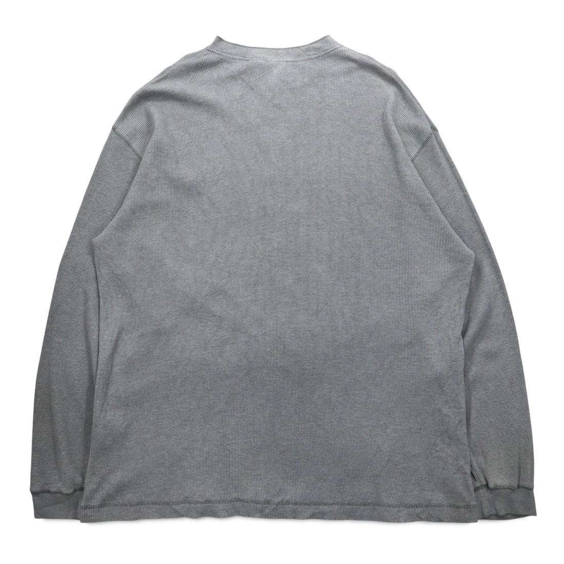 Woolrich 90年代 ヘンリーネック サーマル ロングスリーブ Tシャツ ロンT XL グレー コットン