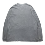 Woolrich 90年代 ヘンリーネック サーマル ロングスリーブ Tシャツ ロンT XL グレー コットン