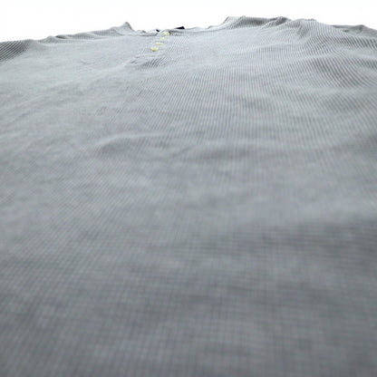 Woolrich 90年代 ヘンリーネック サーマル ロングスリーブ Tシャツ ロンT XL グレー コットン