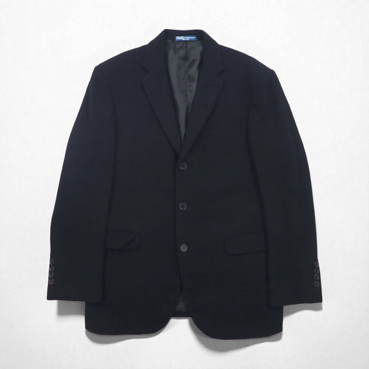 Polo Ralph Lauren 英国製 3B ヘリンボーン ツイードジャケット M ウール イタリア製 テーラード