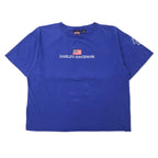 日本然リトテ-古着オンライン-HARLEY DAVIDSON USA製 ロゴ刺繍 Tシャツ XL ブルー コットン 星条旗-HARLEY DAVIDSON USA Made Logo Embroidery T-Shirt XL Blue Cotton Stars and Stripes
