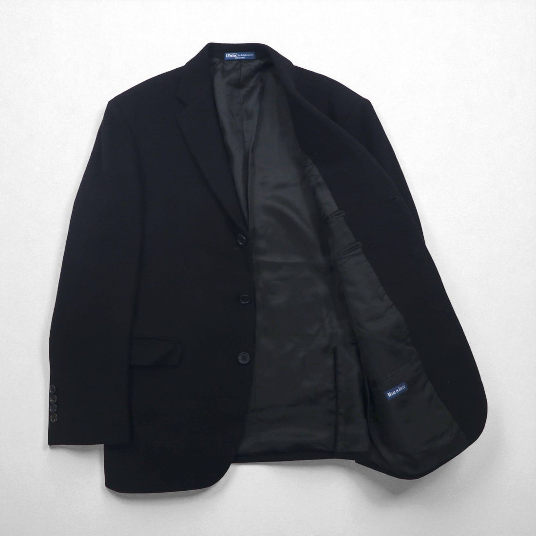 Polo Ralph Lauren British-made 3B Herringbone Tweed Jacket, Size M, Wool, Italian-made Tailored