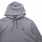 POLO RALPH LAUREN Pullover Hoodie L Gray Small Pony Embroidery