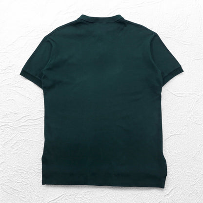 Polo by Ralph Lauren 90s USA made polo shirt L green cotton small pony embroidery