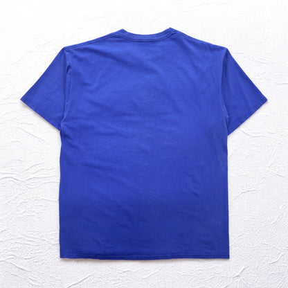 Velva Sheen 90年代 USA製 MICKEY ミッキーマウス 刺繍 Tシャツ XL ブルー Disney