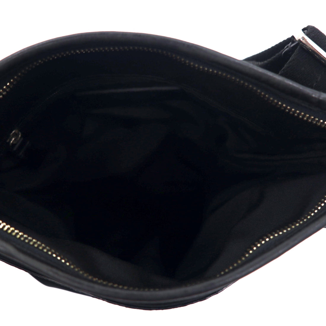 COACH Leather Shoulder Bag Mini Signature Black Nylon F70597