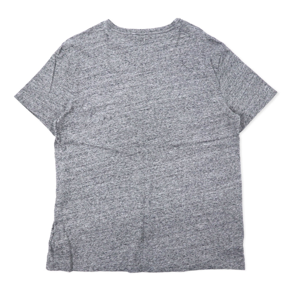 POLO RALPH LAUREN クルーネック Tシャツ L グレー コットン スモールポニー刺繍