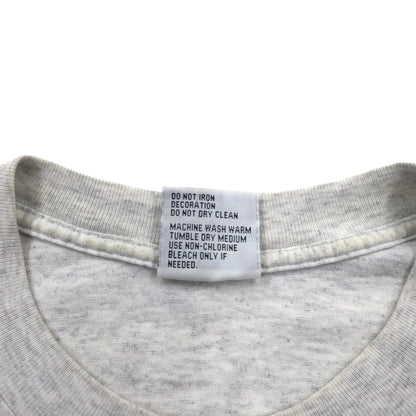 ISLAND GEAR 90年代 USA製 シングルステッチ プリント Tシャツ XL グレー コットン MARCO ISLAND