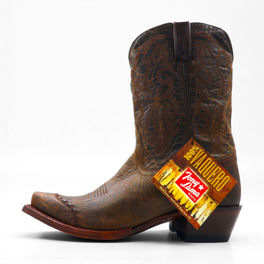 Tony Lama ウエスタンブーツ 25cm ナロースクエアトゥ Women’s Western Sierra Goldrush 刺繍 デッドストック 未使用品 VF6009 Vaquero メキシコ製