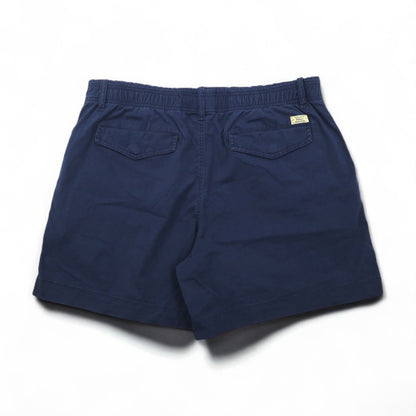 POLO RALPH LAUREN Stretch Easy Shorts, Size L, Navy Cotton