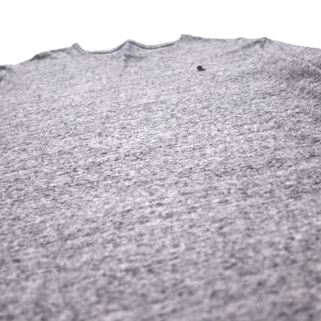 POLO RALPH LAUREN クルーネック Tシャツ L グレー コットン スモールポニー刺繍