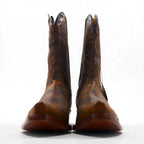 Tony Lama Women's Western Sierra Goldrush Embroidered Western Boots, Size 25cm, Narrow Square Toe, Deadstock, Unused, VF6009, Vaquero, Made in Mexico