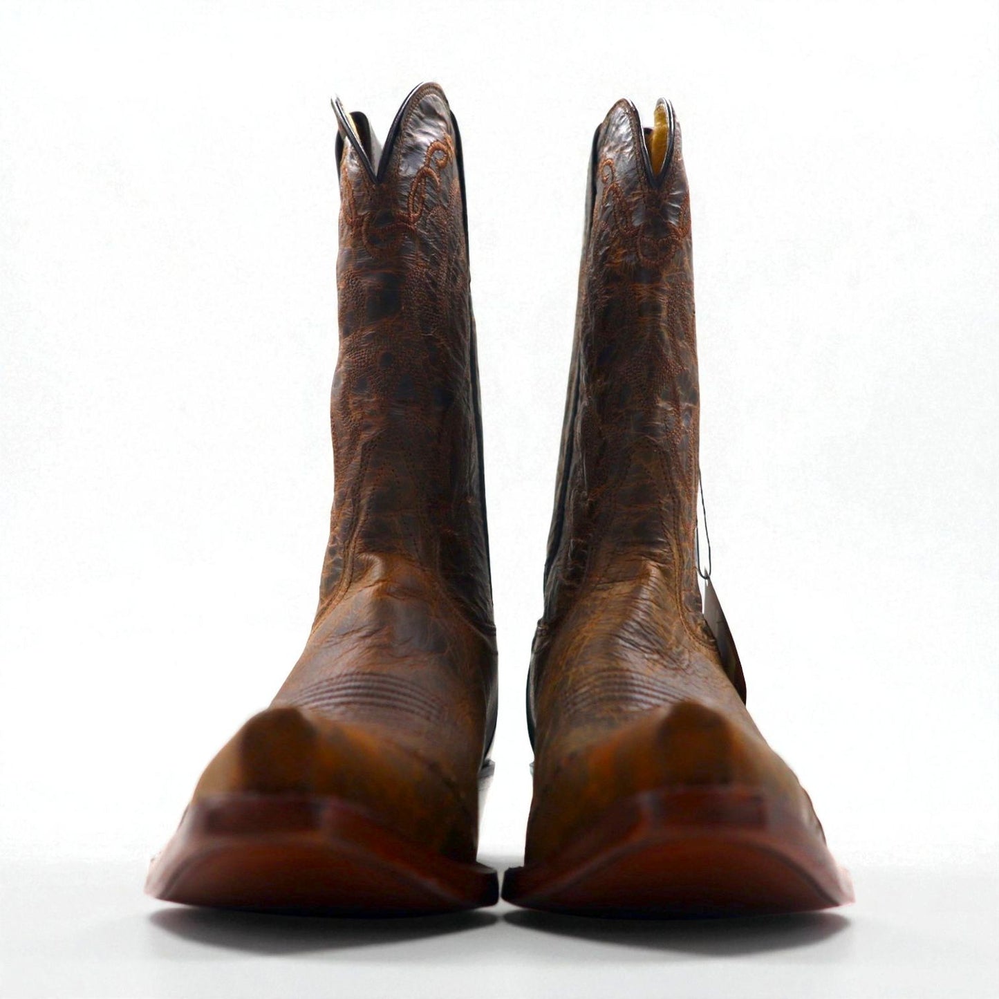 Tony Lama Women's Western Sierra Goldrush Embroidered Western Boots, Size 25cm, Narrow Square Toe, Deadstock, Unused, VF6009, Vaquero, Made in Mexico