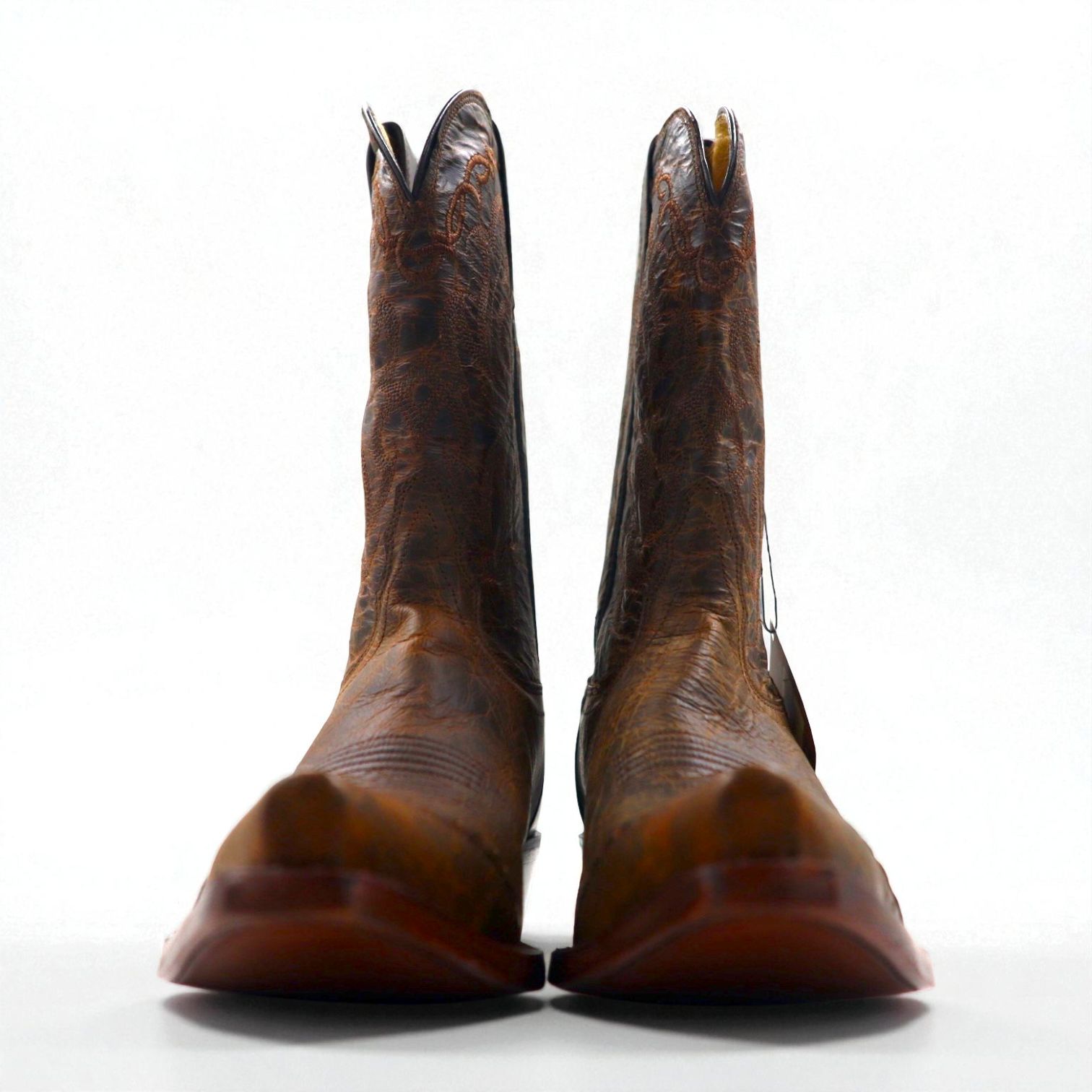 Tony Lama Women's Western Sierra Goldrush Embroidered Western Boots, Size 25cm, Narrow Square Toe, Deadstock, Unused, VF6009, Vaquero, Made in Mexico