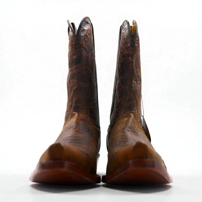 Tony Lama Women's Western Sierra Goldrush Embroidered Western Boots, Size 25cm, Narrow Square Toe, Deadstock, Unused, VF6009, Vaquero, Made in Mexico