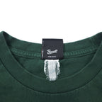 HARLEY DAVIDSON ロゴプリント Tシャツ XL グリーン コットン ナンバーワン 両面プリント DENTON COUNTY TX