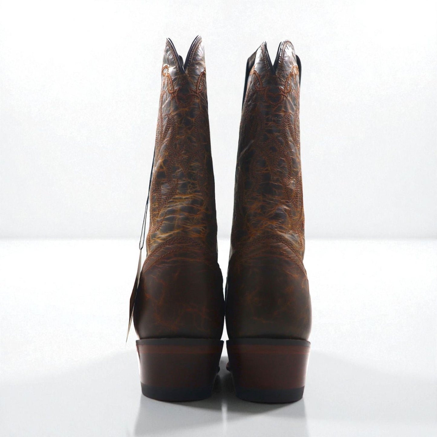 Tony Lama Women's Western Sierra Goldrush Embroidered Western Boots, Size 25cm, Narrow Square Toe, Deadstock, Unused, VF6009, Vaquero, Made in Mexico